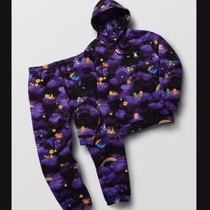 Teddy Fresh x Care Bears collab hoodie and sweatpants set. Size XL. NWOT.